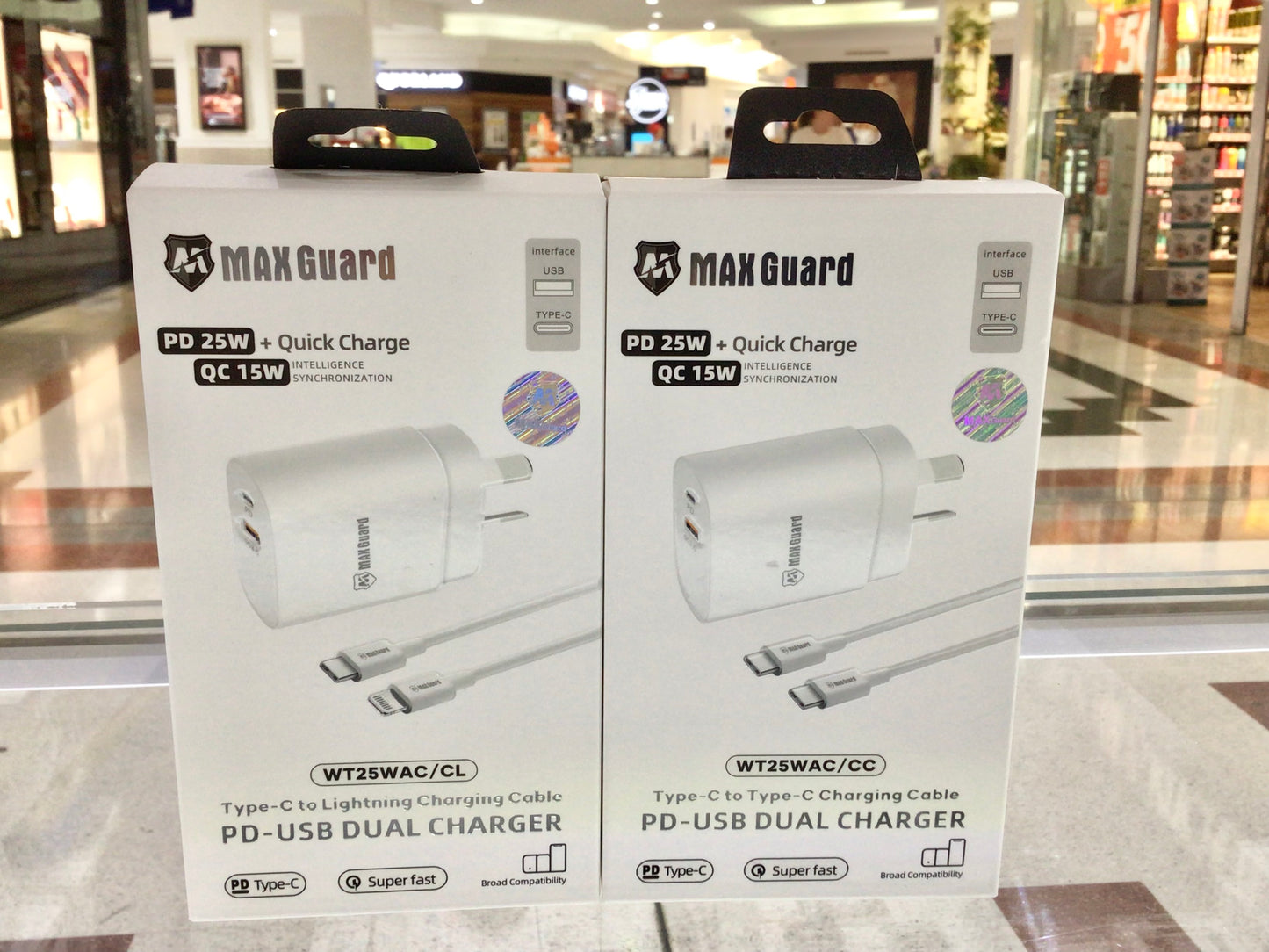 Maxguard PD Quick Charger + Cable Set  WT25WAC/CL