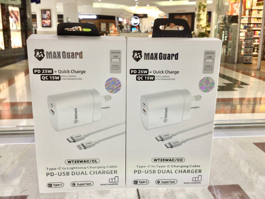 Maxguard PD Quick Charger + Cable Set  WT25WAC/CL