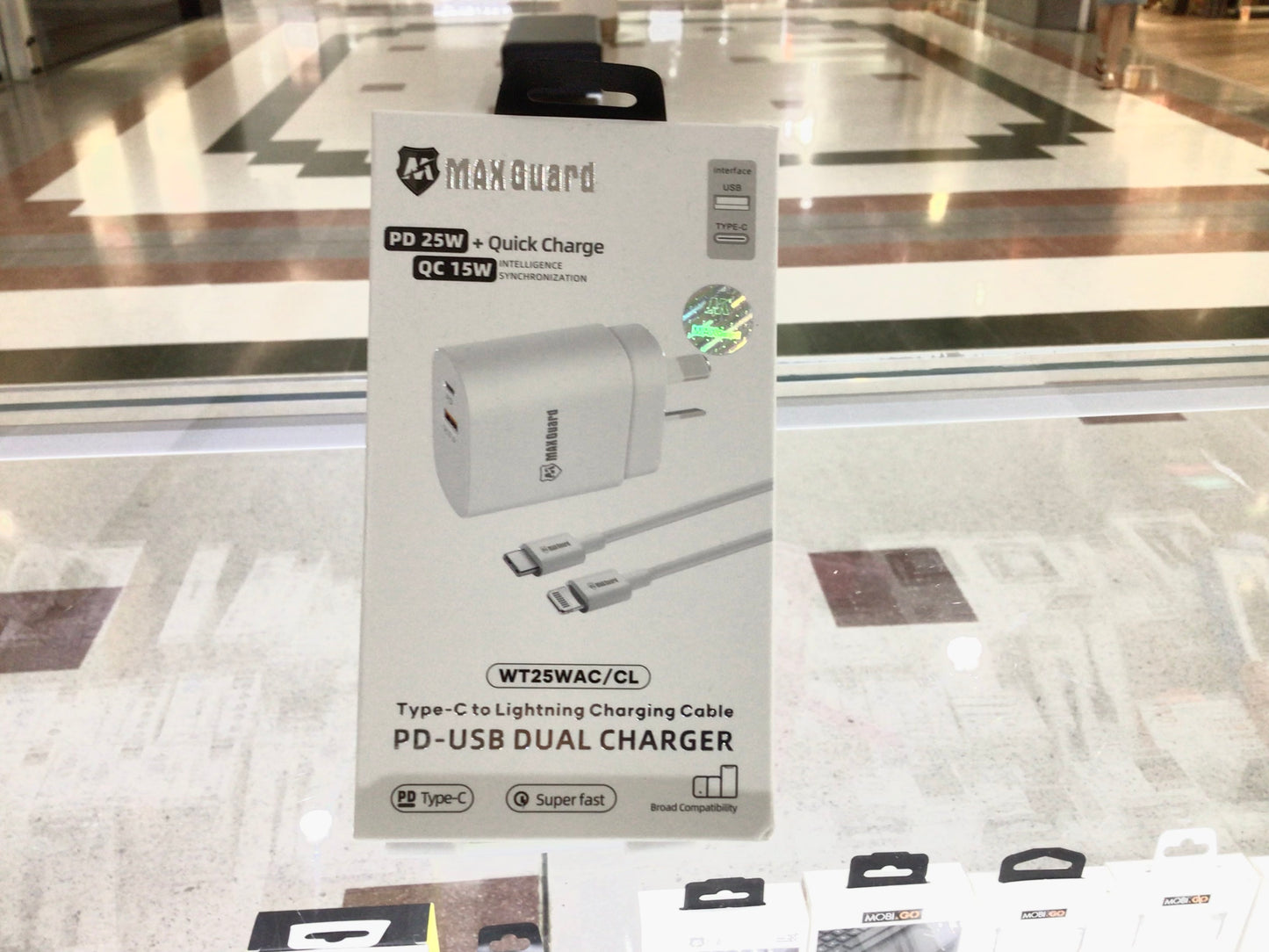 Maxguard PD Quick Charger + Cable Set  WT25WAC/CL
