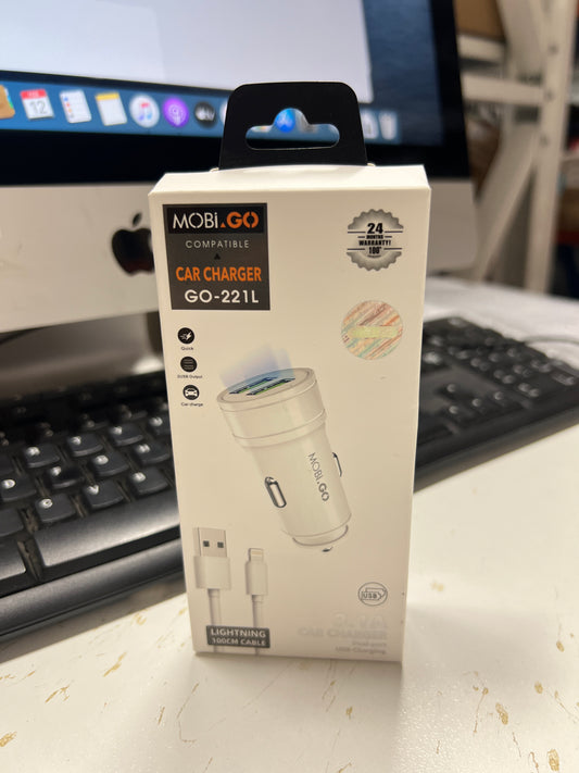 Mobi Car Charger Set Lightning 221L