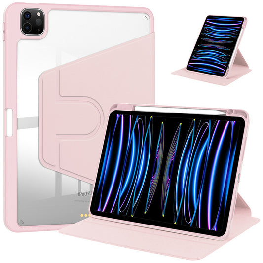 iPad Clear Back Protection Case  360 Rotation TT8