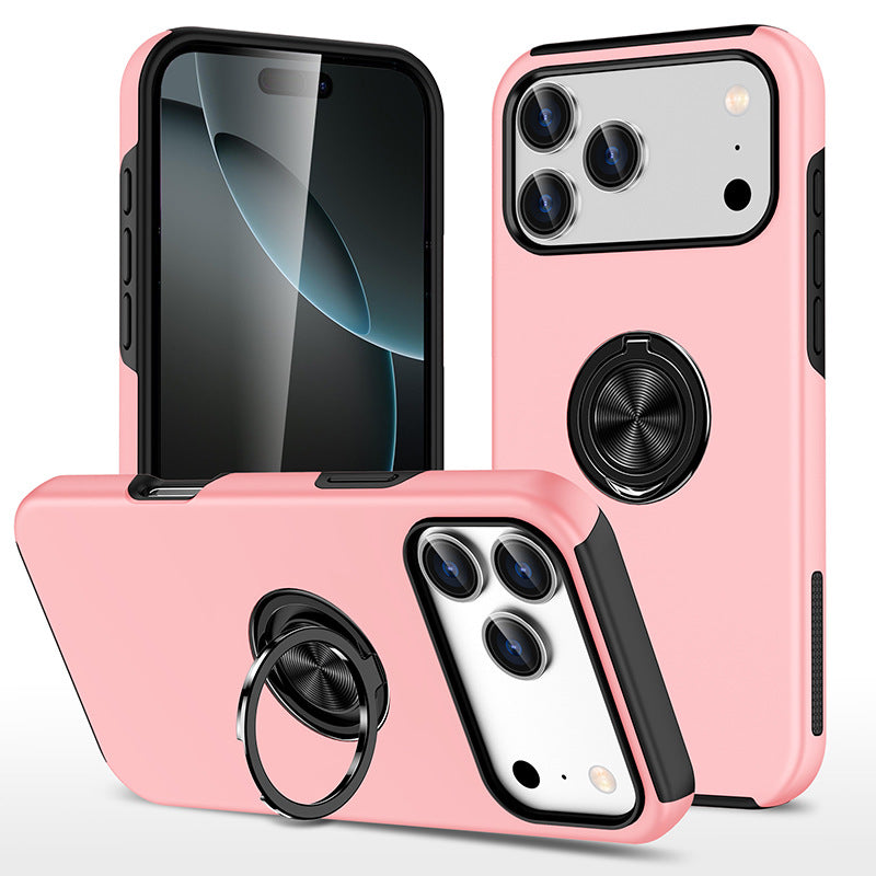 iPhone 15 Pro Max (Invisible-Stand) Military Grade Drop Protection Slim Phone Case