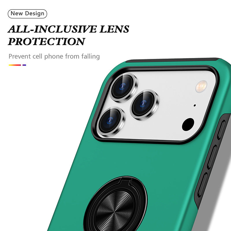 iPhone 15 Pro Max (Invisible-Stand) Military Grade Drop Protection Slim Phone Case