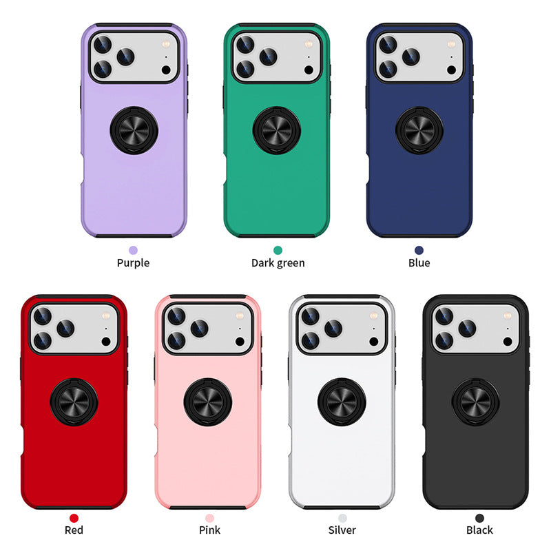 iPhone 15 Pro Max (Invisible-Stand) Military Grade Drop Protection Slim Phone Case