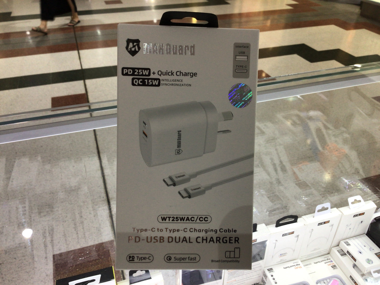 Maxguard PD Quick Charger + Cable Set  WT25WAC/CC