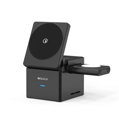 iQuick CUBE 3 in 1 Foldable Wireless Charger (Galaxy/Apple)