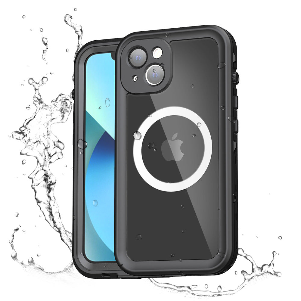 Waterproof iPhone 17 Pro Max Case with Built in Screen Protector and Camera Cover, Compatible with MagSafe