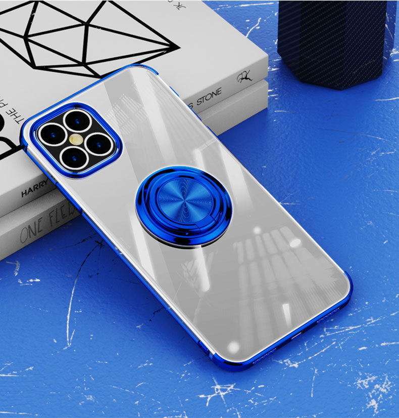 iPhone 11 Metal Ring Transparent Case