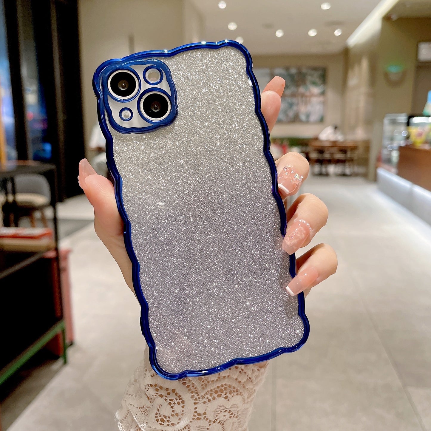 iPhone 11 Wave Sparkling Back Case