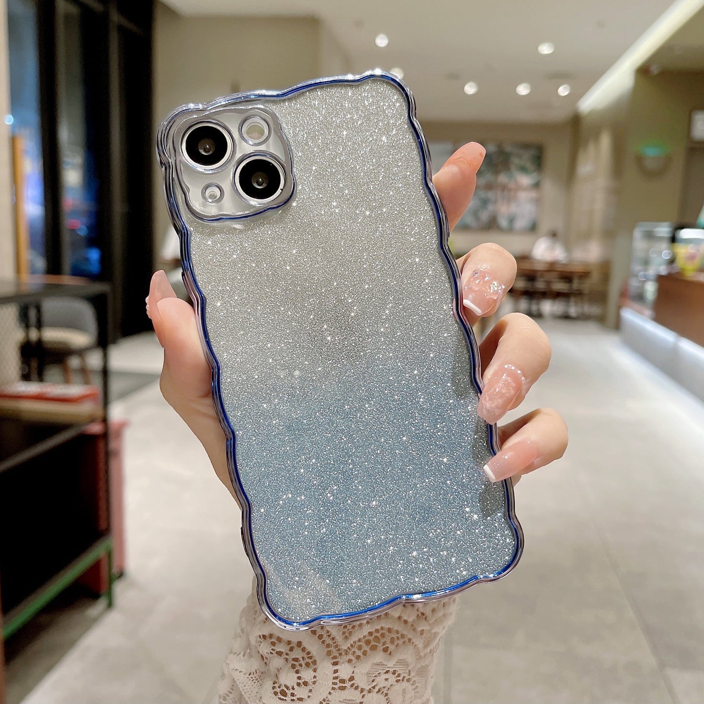 iPhone 11 Wave Sparkling Back Case