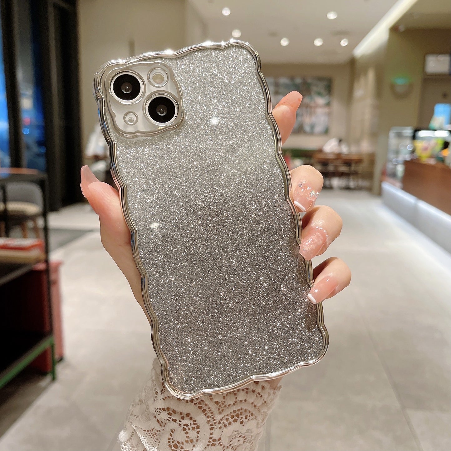 iPhone 11 Wave Sparkling Back Case