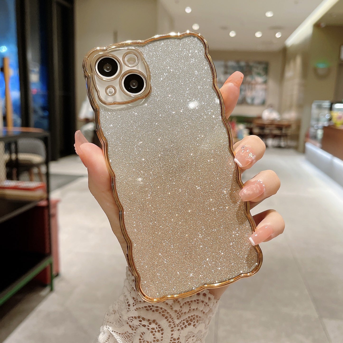 iPhone 11 Wave Sparkling Back Case