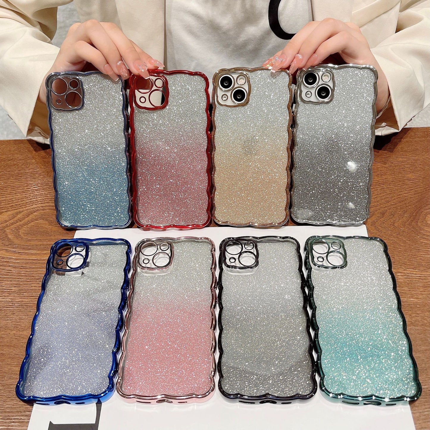 iPhone 11 Wave Sparkling Back Case