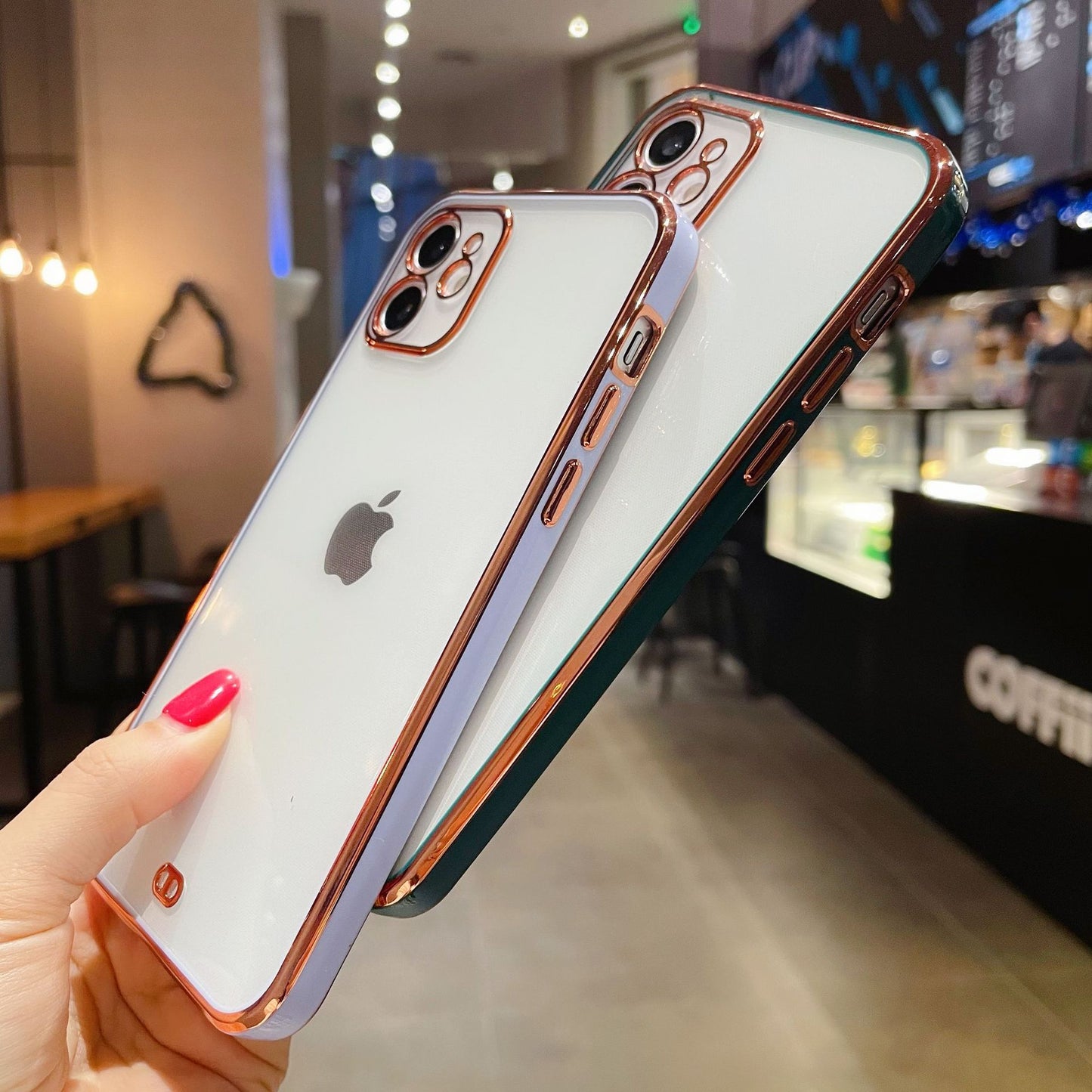 iPhone 11 Transparent Color Metal Case