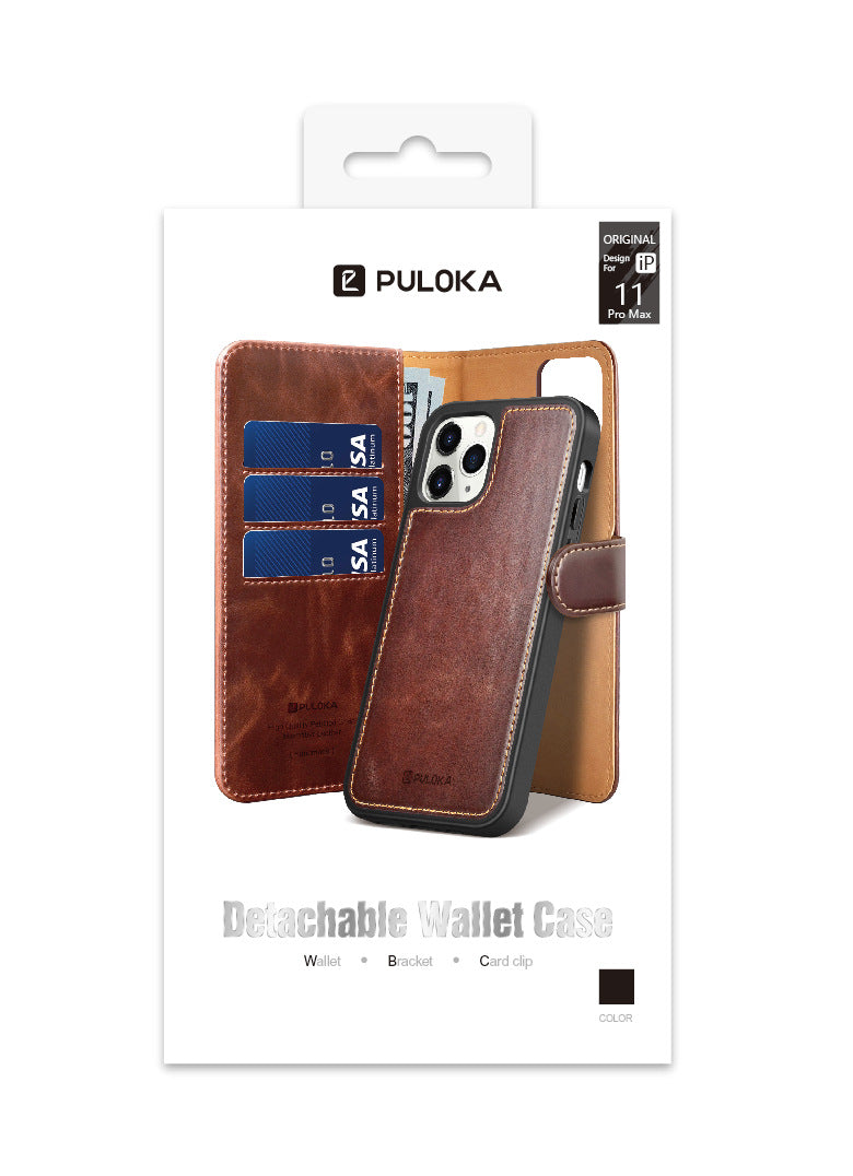 Flip Leather Detachable Wallet Cases