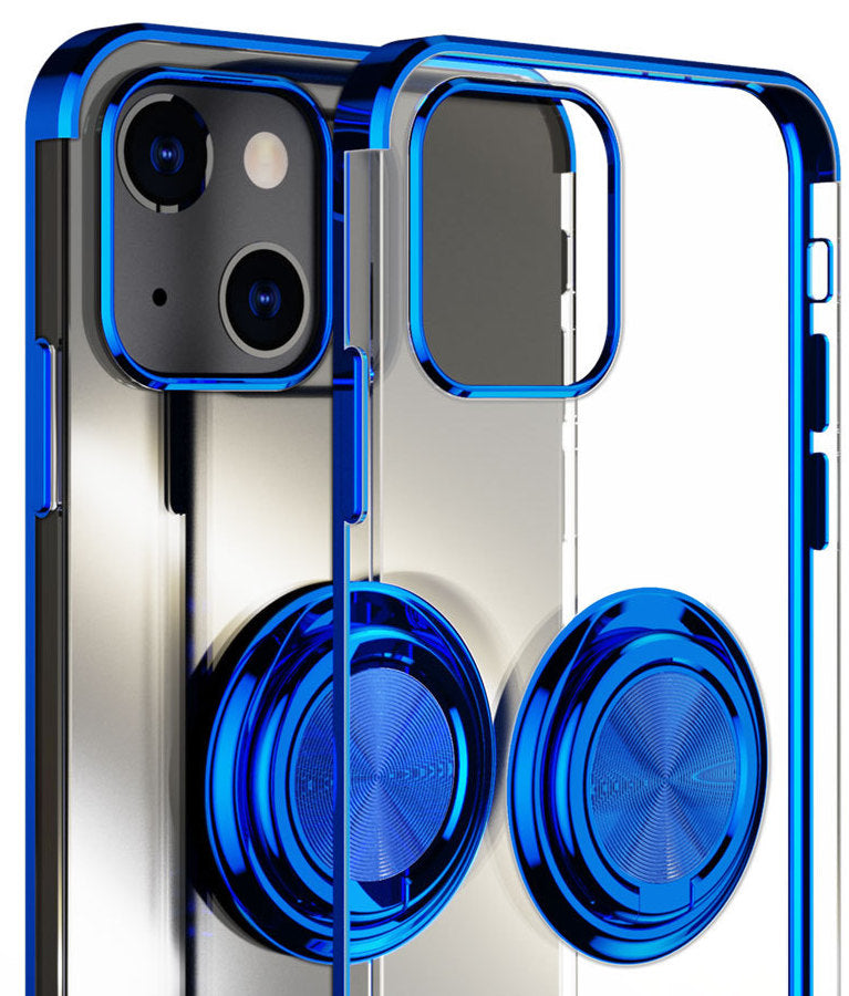 iPhone 11 Metal Ring Transparent Case