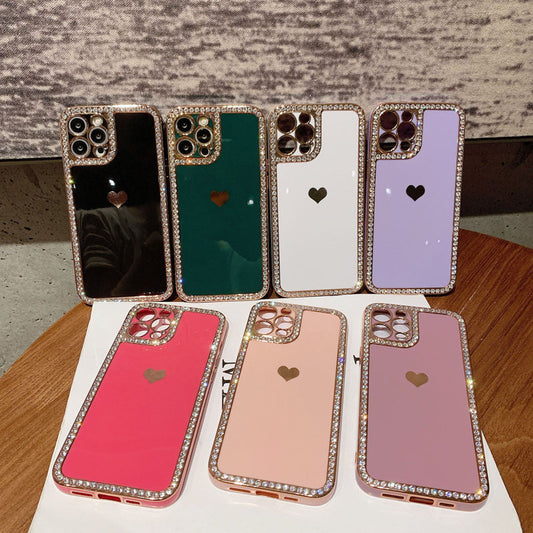 Soft Heart Case with Stone