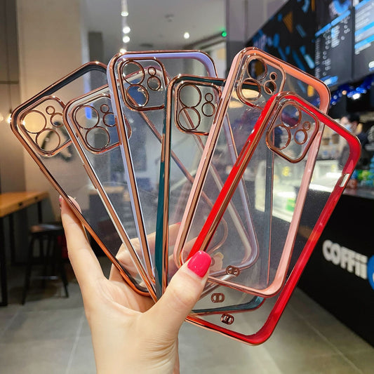 iPhone 11 Transparent Color Metal Case