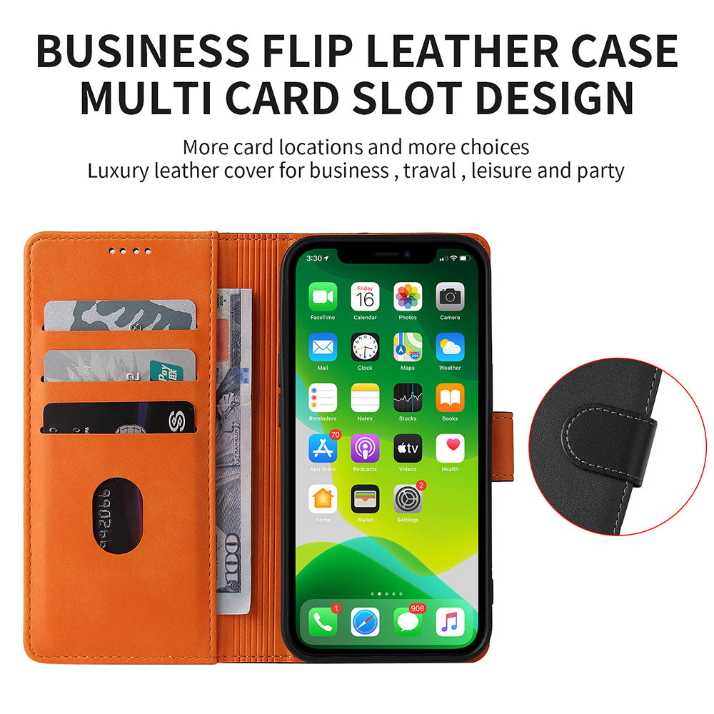 iPhone 11 Multi Colour Flip Leather Wallet Cases