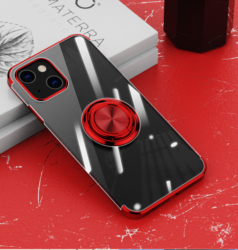 iPhone 11 Metal Ring Transparent Case