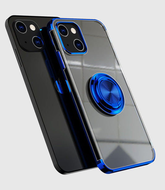 iPhone 11 Metal Ring Transparent Case