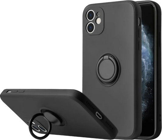 XR to 14 Max Colourful Ring Silicone  Case