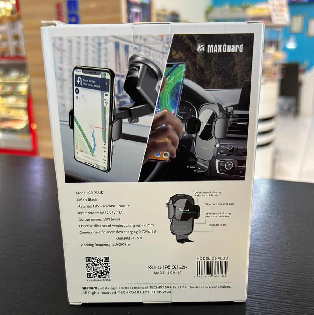Max Wireless Charger Car Holder C9 Plus