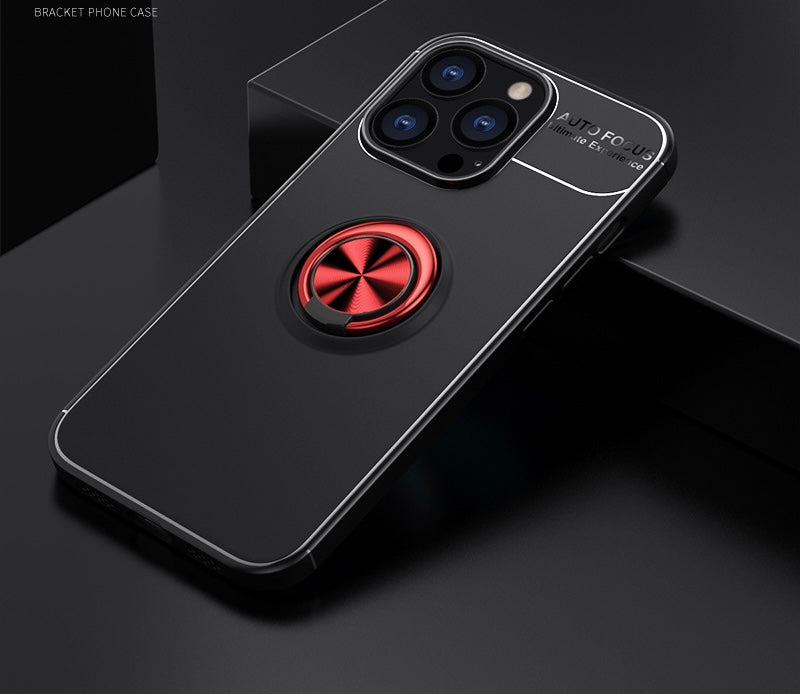 iPhone 11 Metal Ring Silicone Case