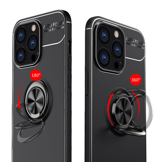 iPhone 11 Metal Ring Silicone Case