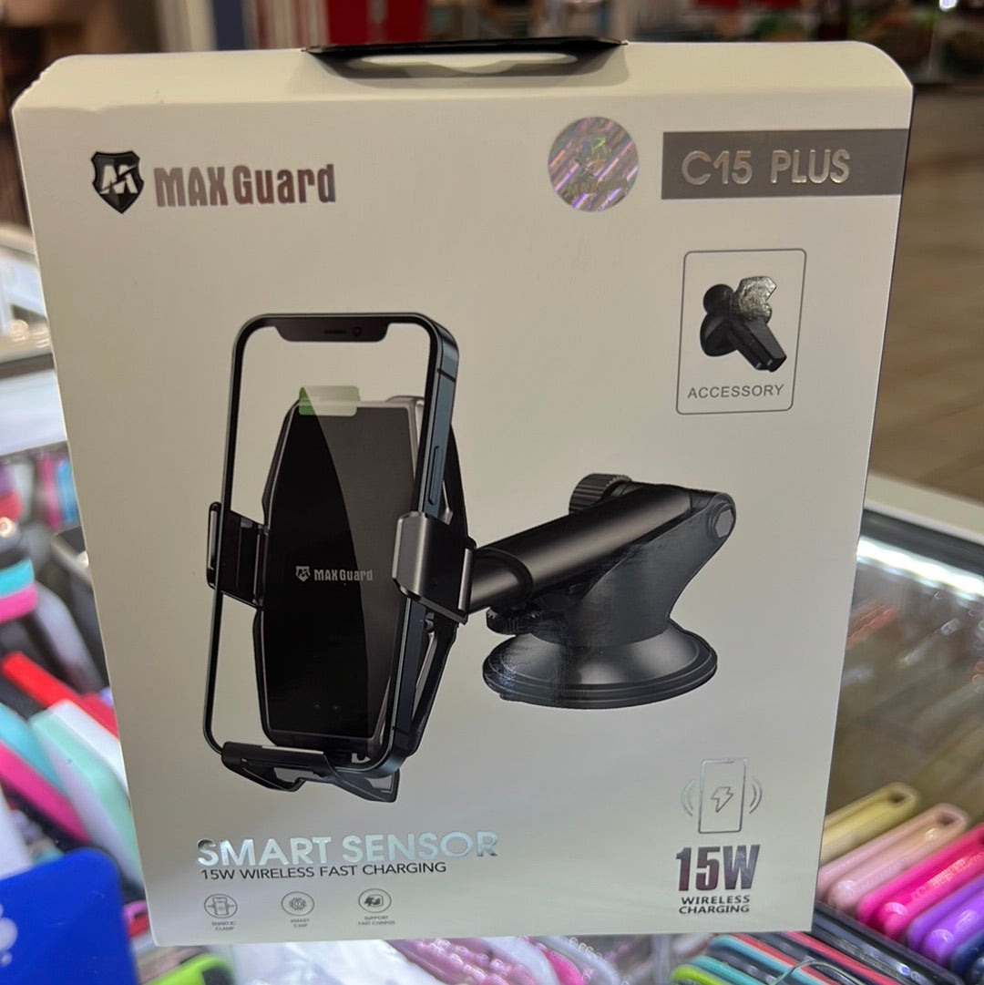 Maxguard wireless car charging holder C15 PLUS