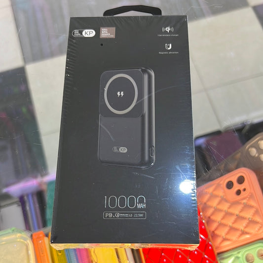 King KP 10000mAh Power Bank + wireless Charging
