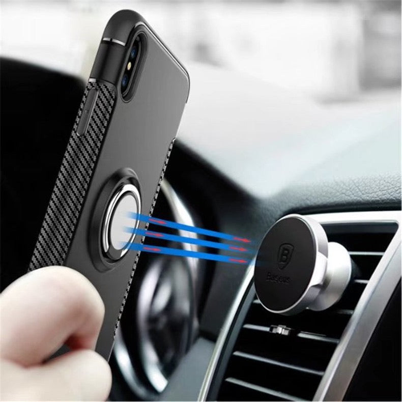 iPhone 7 Heavy Duty Cases with Ring Stand
