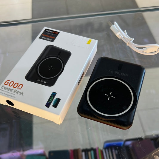 Mobi 6000mAh Wireless Charging Power Bank GO-505B