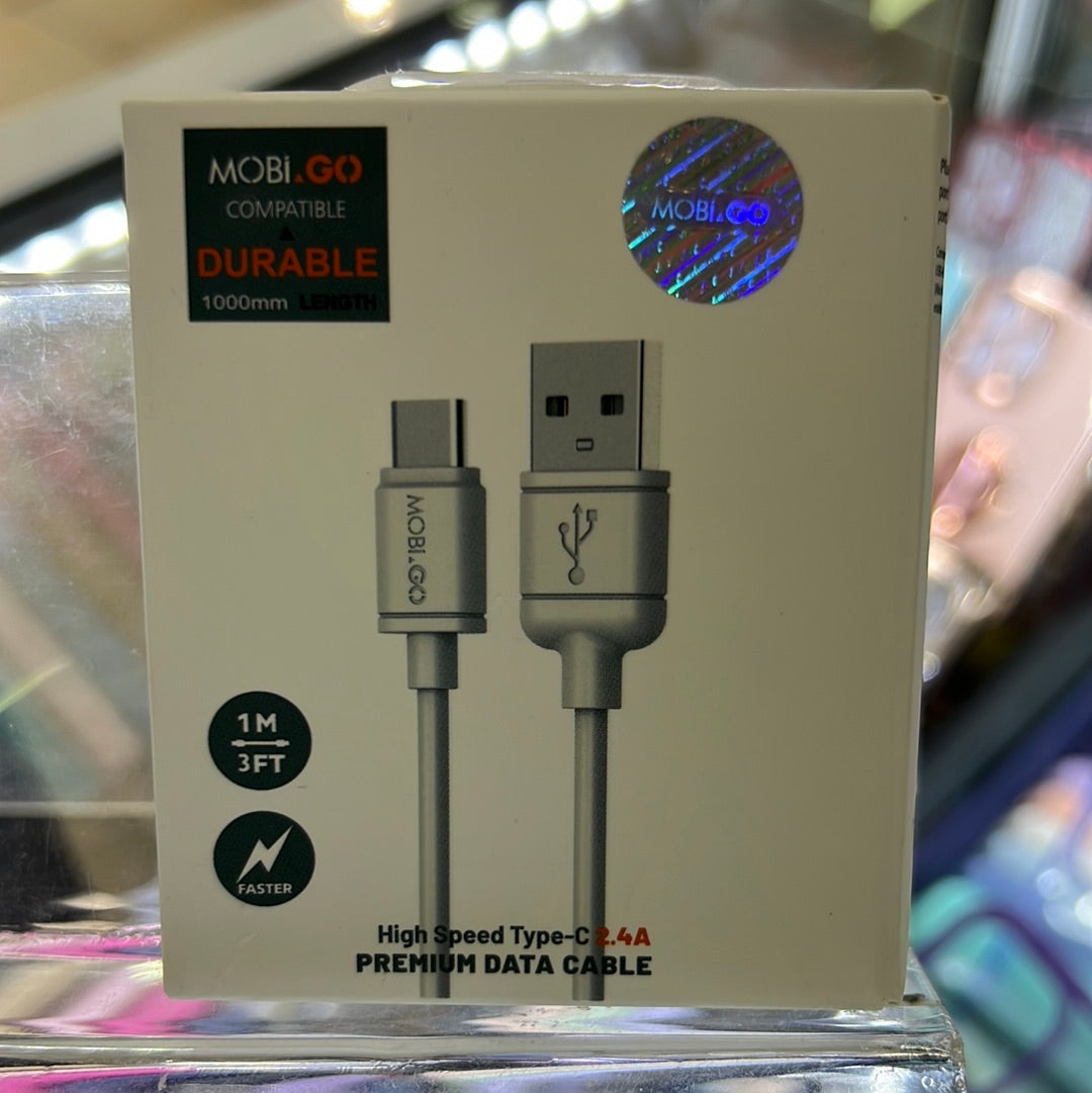 Mobi Usb to Type C Cable 1m 201T