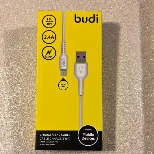 Budi Usb to Micro Cable Aluminum Shell 1M