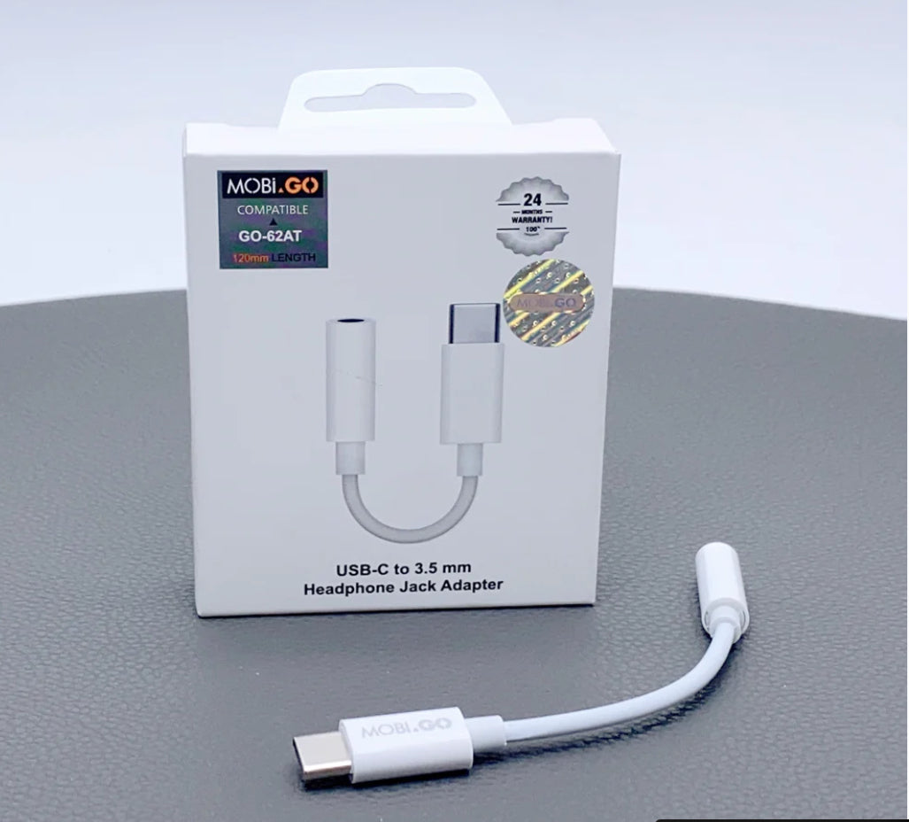 Mobi 12cm Type C to 3.5MM Adapter GO62AT