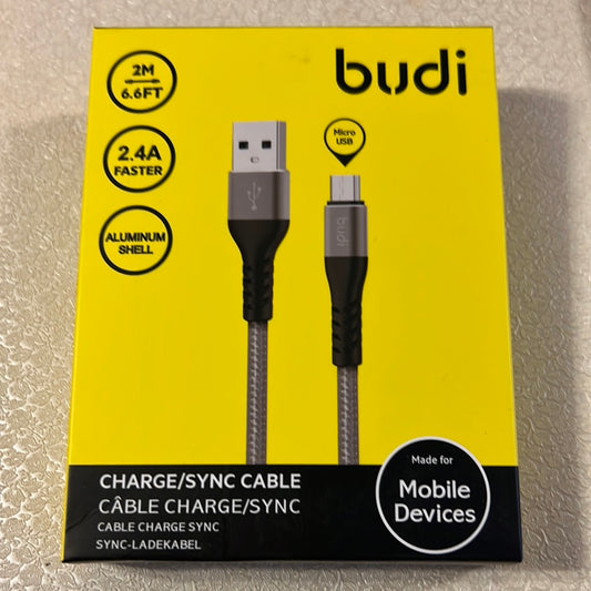 Budi Usb to Micro Cable Aluminum Shell 2M