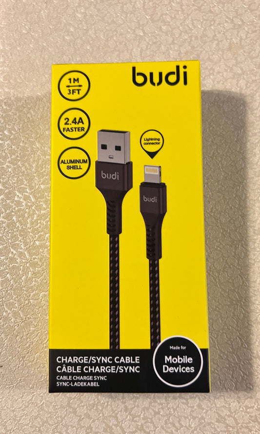 Budi Lightning Cable Aluminum Shell 1M M8J158L