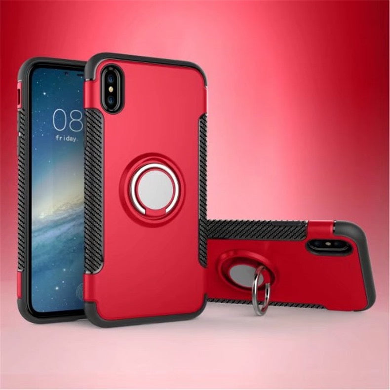 iPhone 7 Heavy Duty Cases with Ring Stand