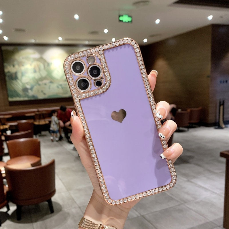 Soft Heart Case with Stone