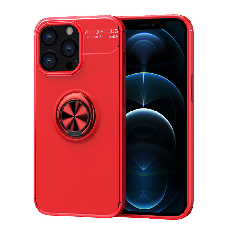 iPhone 11 Metal Ring Silicone Case