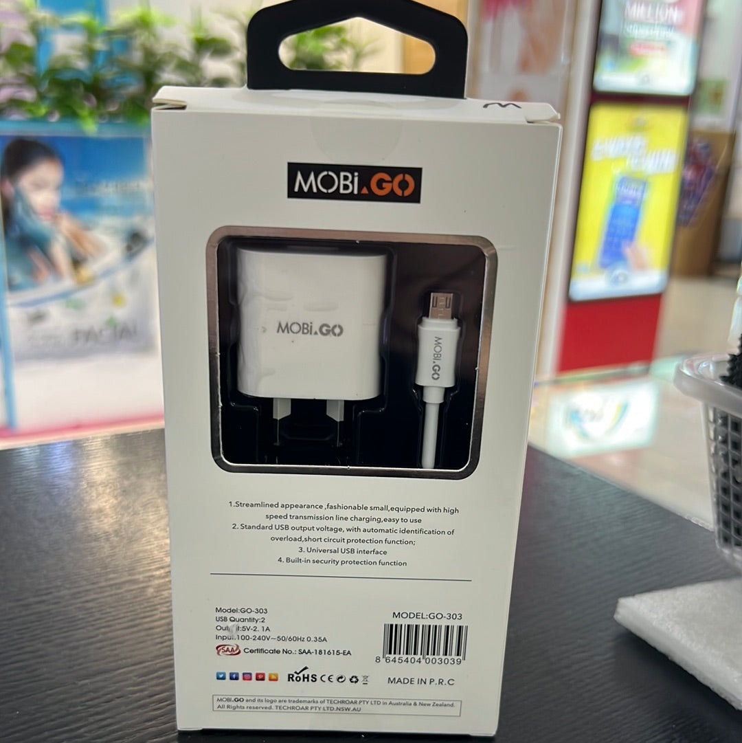 Mobi Wall Charger +Micro GO303