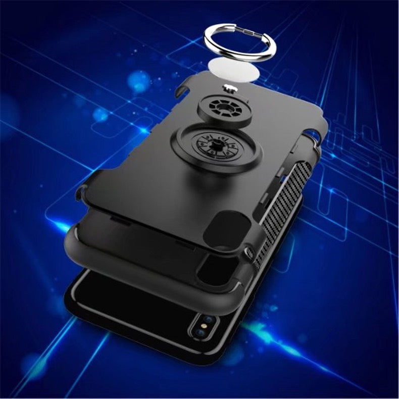 iPhone 7 Heavy Duty Cases with Ring Stand