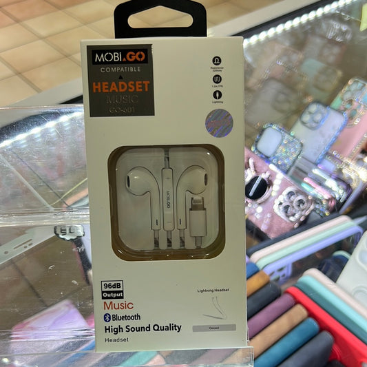 Mobi Earphone Lightning GO601