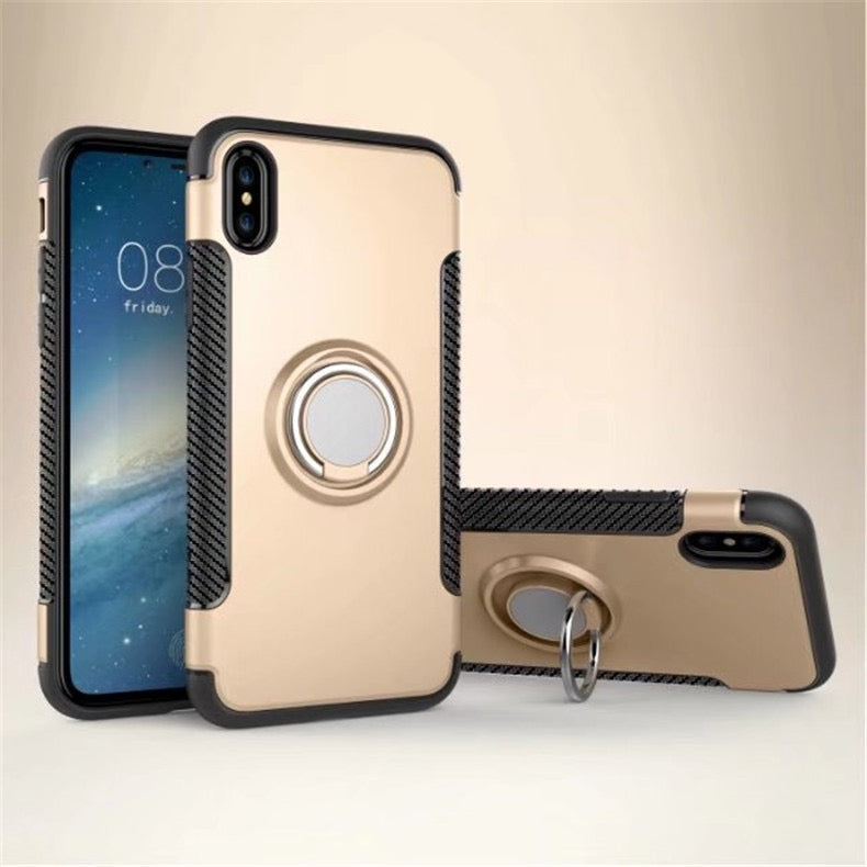 iPhone 7 Heavy Duty Cases with Ring Stand