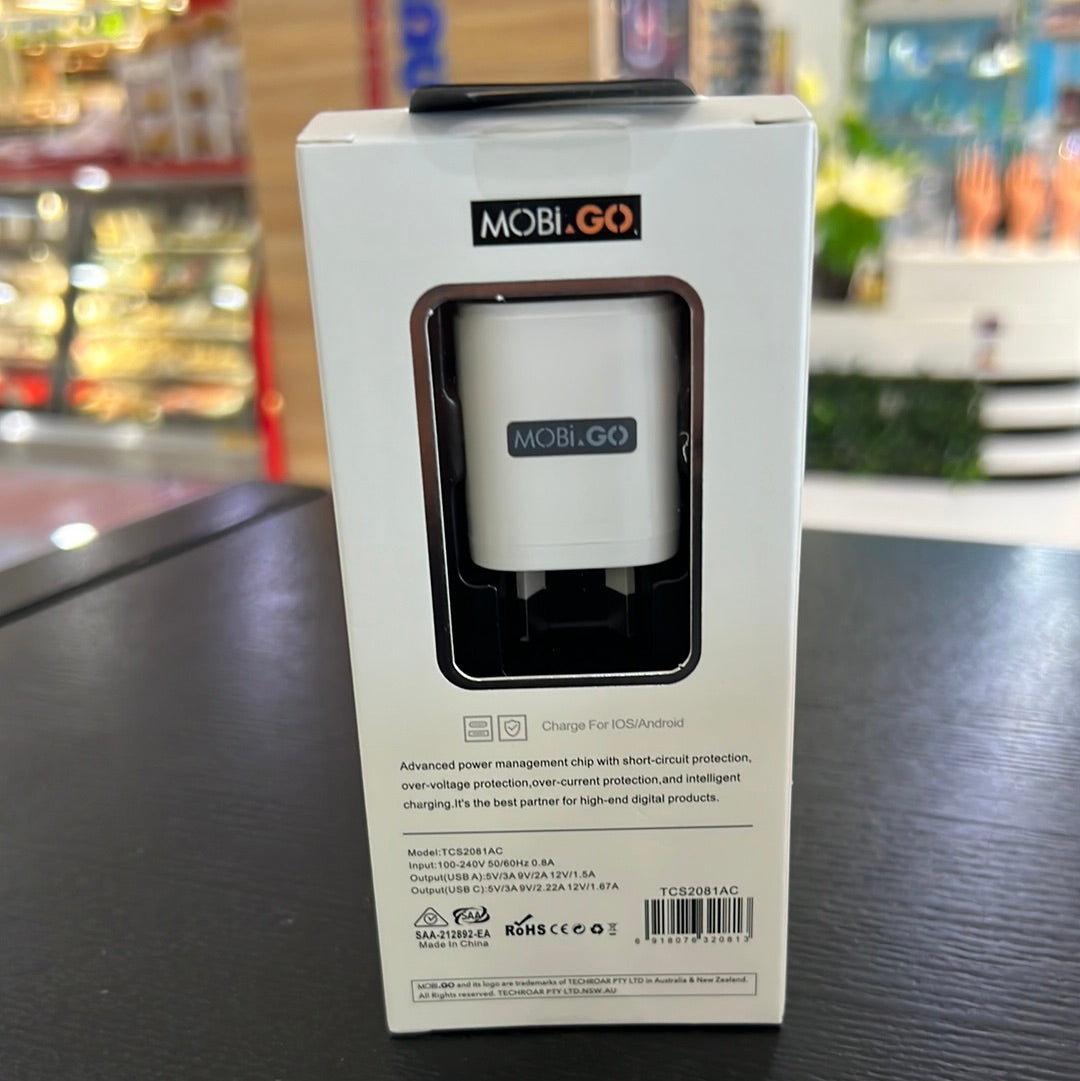 Mobi PD Wall Charger Single TCS2081AC