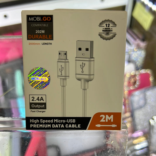 Mobi Usb to Micro Cable 2m 202M