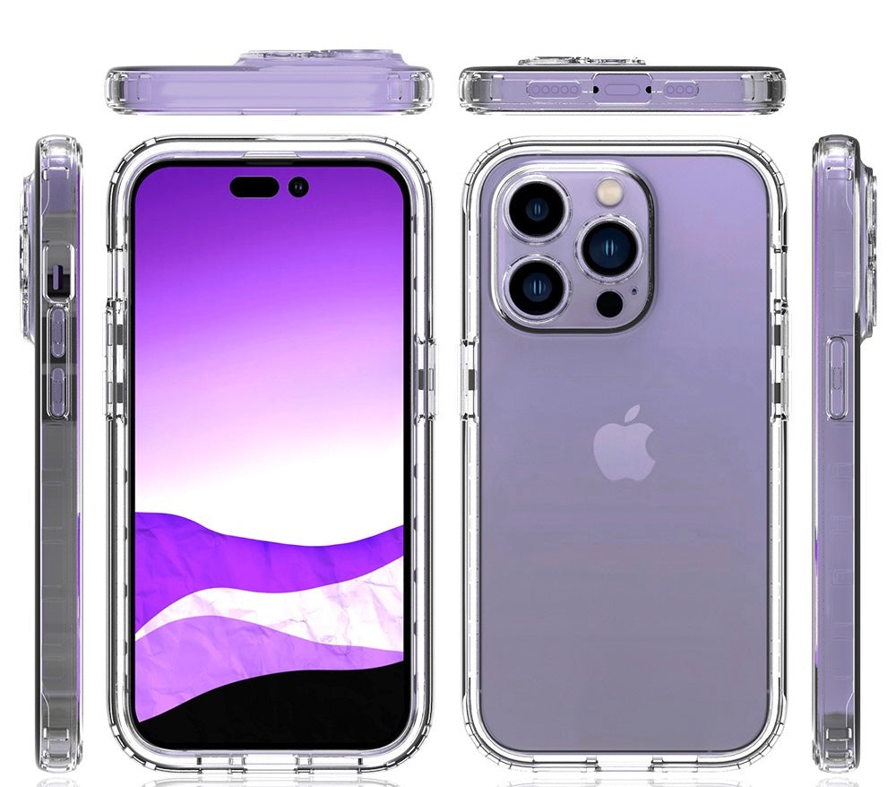 Clear Bumper 2 in 1 Case