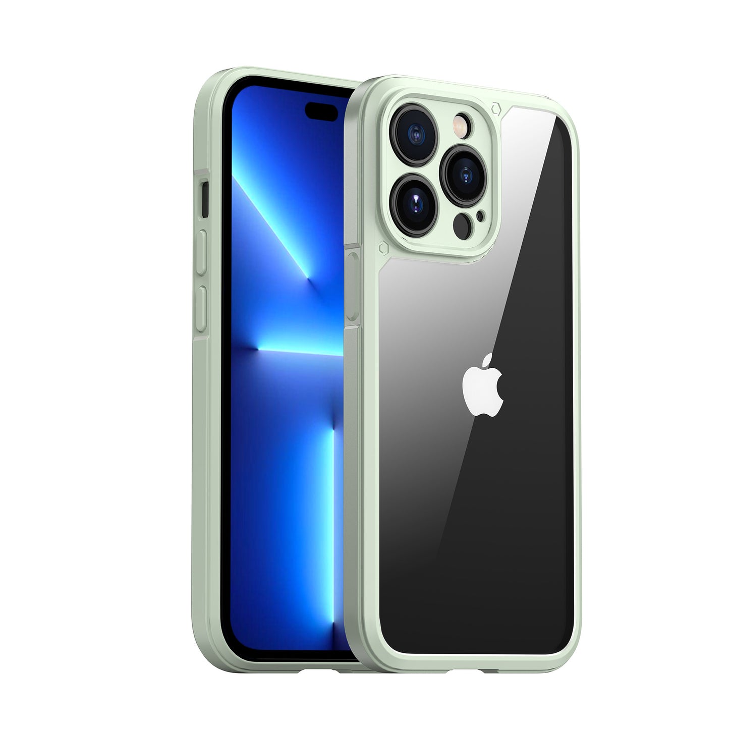 iPhone 13 Max Transparent  Colour Bumper Case
