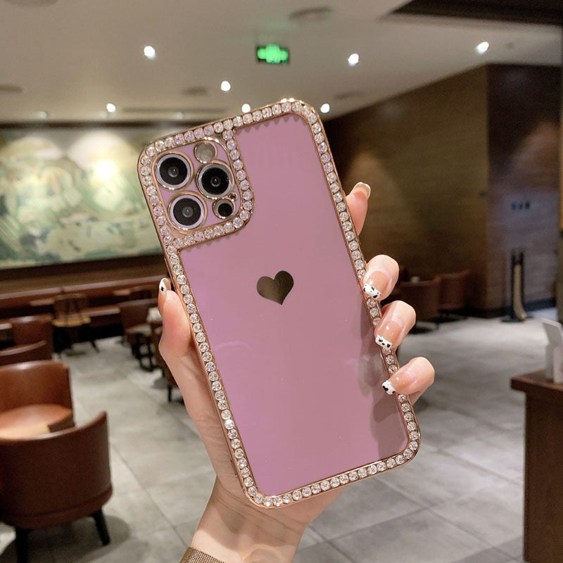 Soft Heart Case with Stone